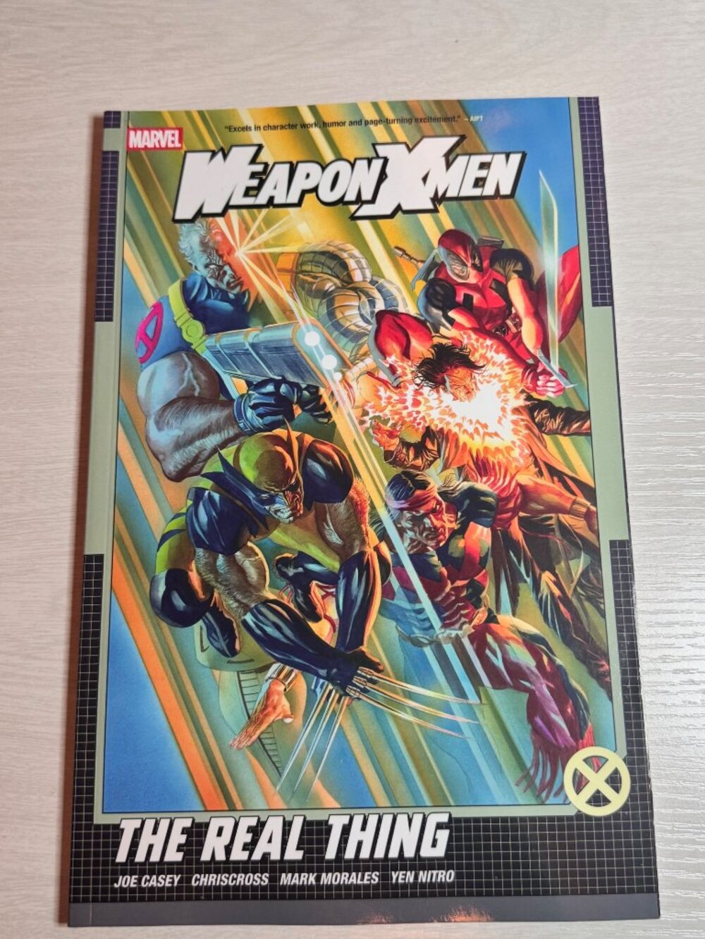 Weapon X-Men The Real Thing Marvel Comics Trade Paperback Graphic Novel